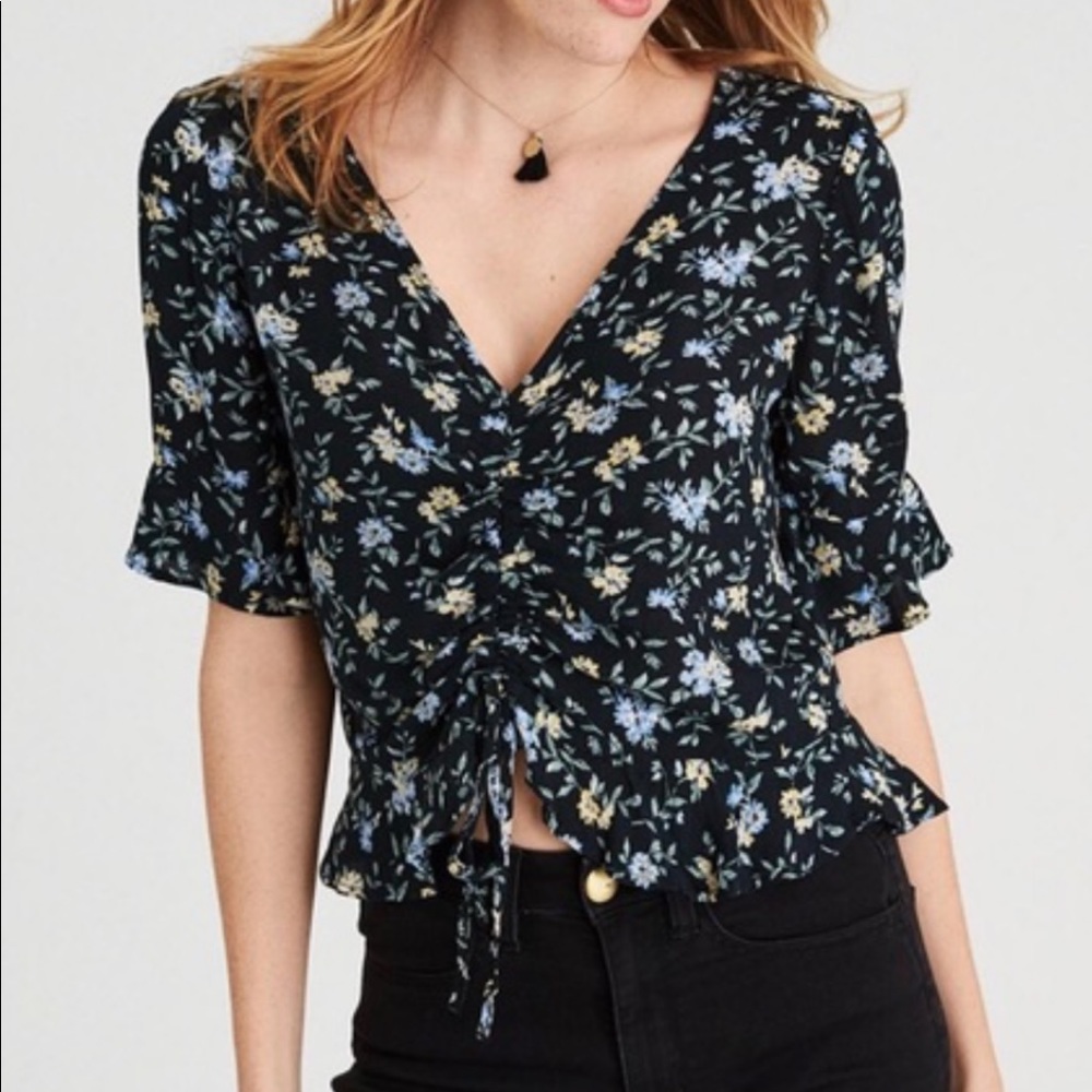 Ruched tops (2 tops)